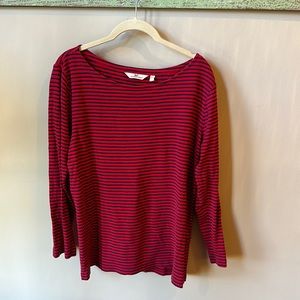 Vineyard Vines Striped boatneck tee, XL